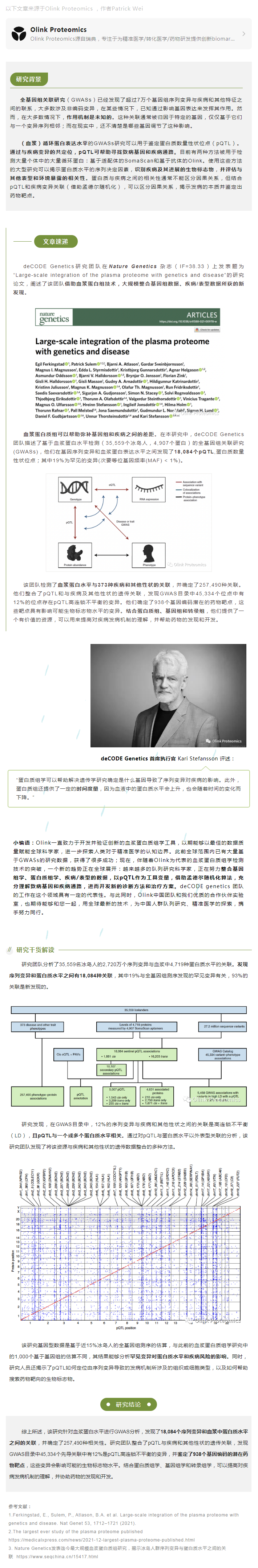 Nat Gen 干貨 |deCODE 團隊借助血漿蛋白組大規(guī)模整合基因組數(shù)據(jù)在疾病領(lǐng)域新發(fā)現(xiàn)